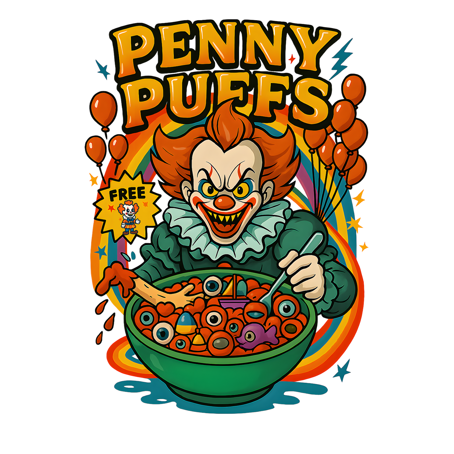Funny Horror Character Cereal