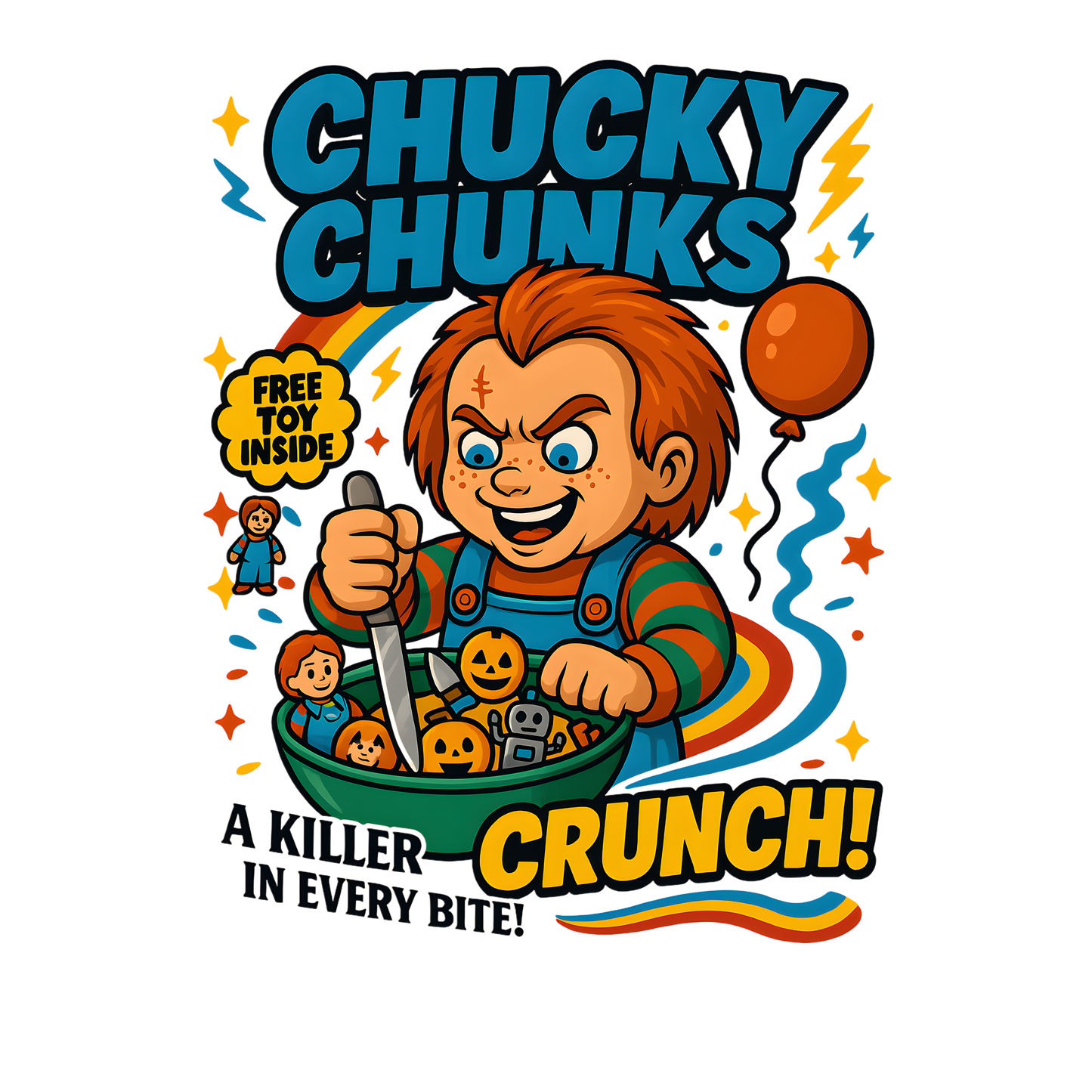 Funny Horror Character Cereal