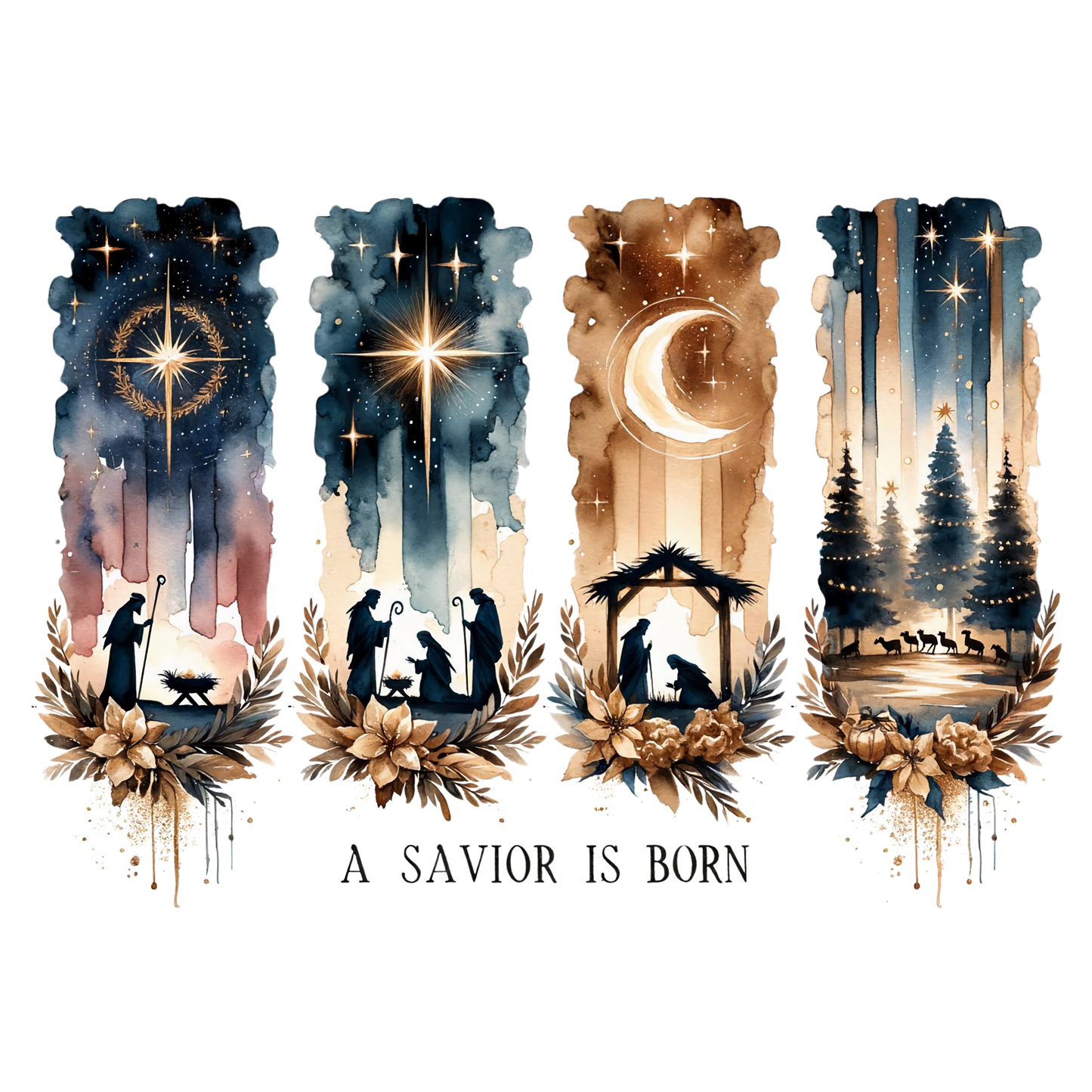 Christmas a savior is born