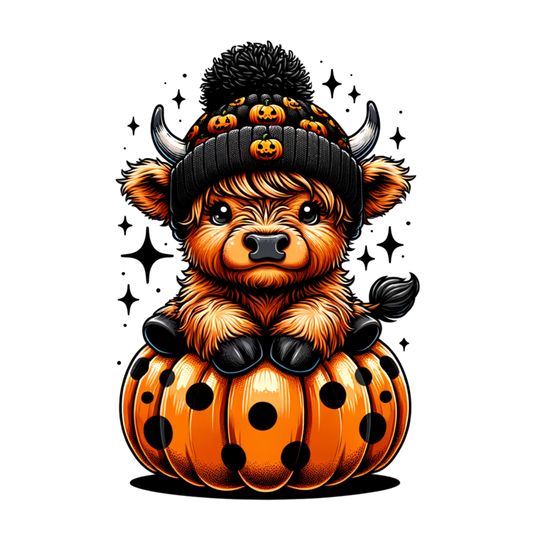 Cute Highland Cow Halloween