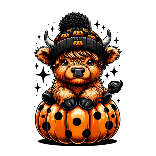 Cute Highland Cow Halloween