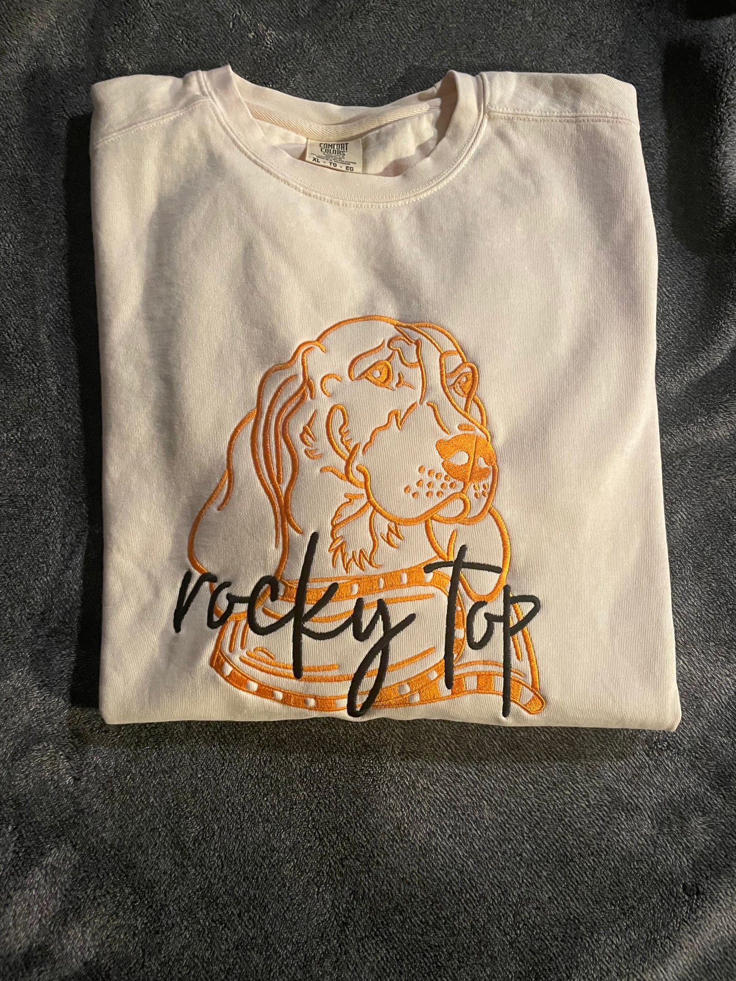 Rocky Top embroidered Gildan  crewneck sweatshirt