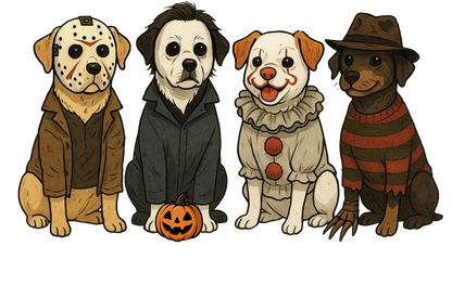 Dog Halloween Print