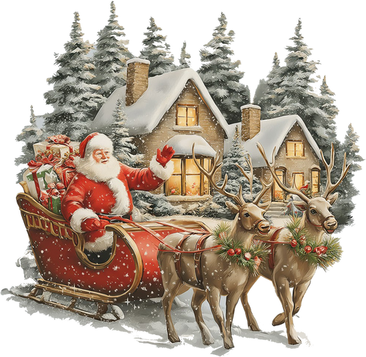 Christmas vintage santa