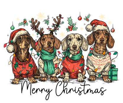 Christmas Dachshund