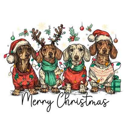 Christmas Dachshund