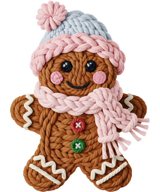 Christmas yarn gingerbread