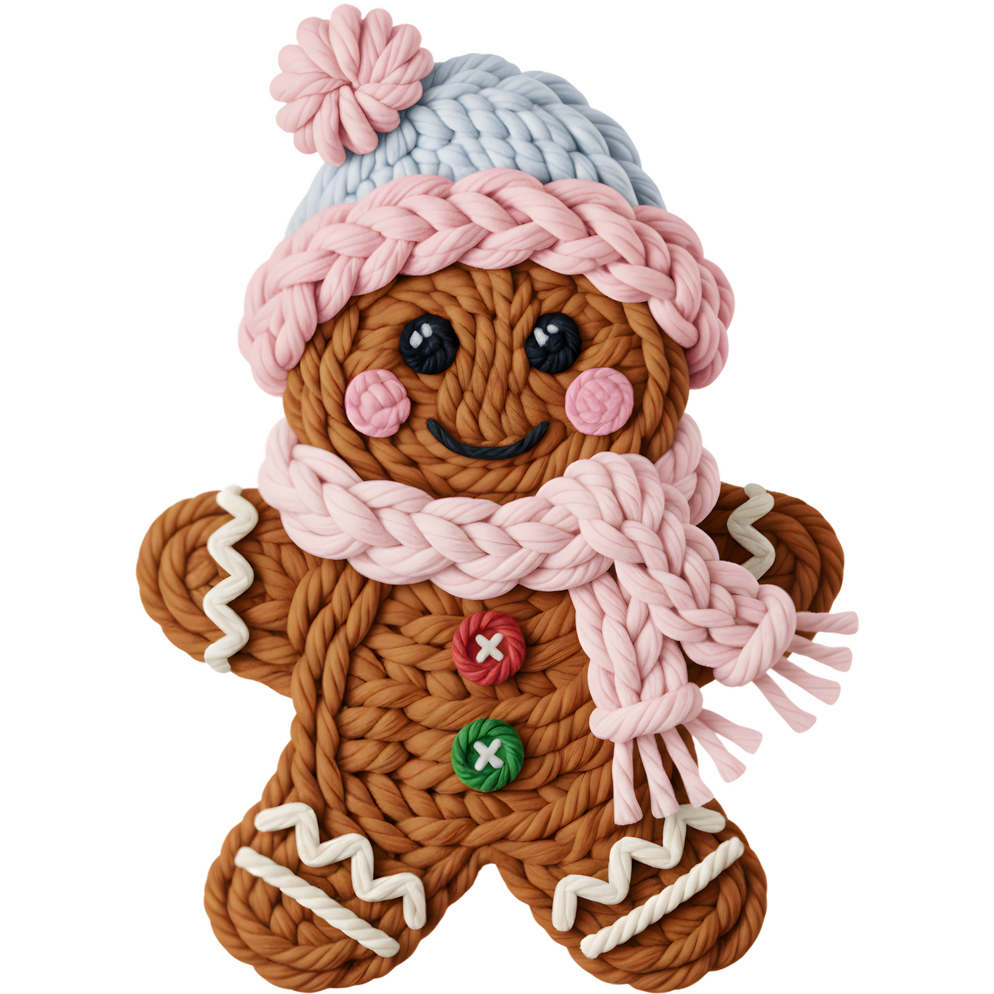Christmas Yarn Gingerbread
