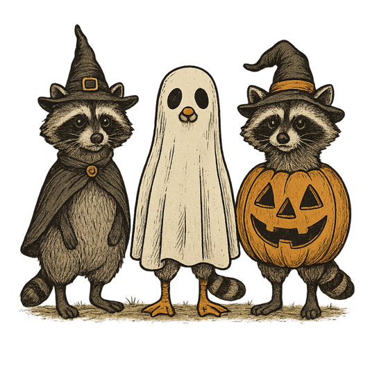 Boo Ghost Raccoon