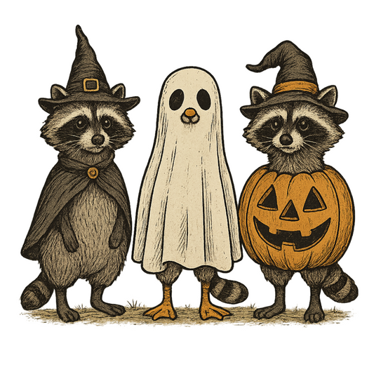 Boo Ghost Raccoon