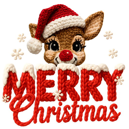 Christmas red nose yarn